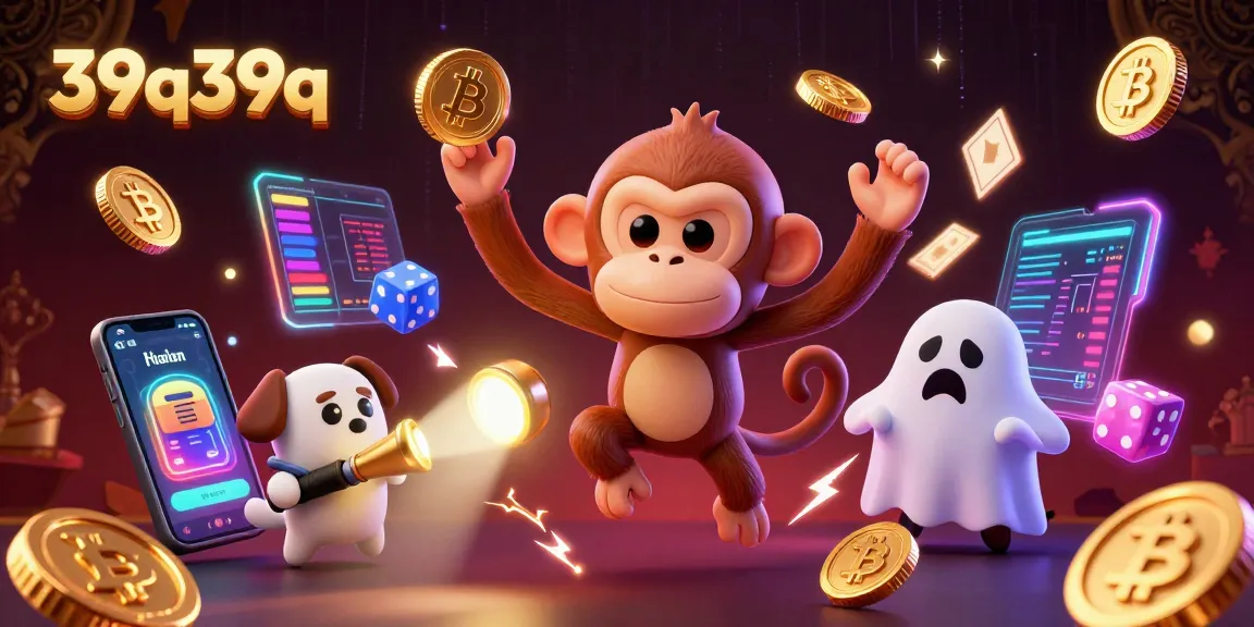 O poltergeist monkey e o filhote caçador em uma cena animada no cassino 39q39q.