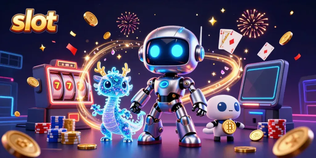 Slot gacor online menghadirkan robot cyberpunk dan harta karun di dunia permainan.