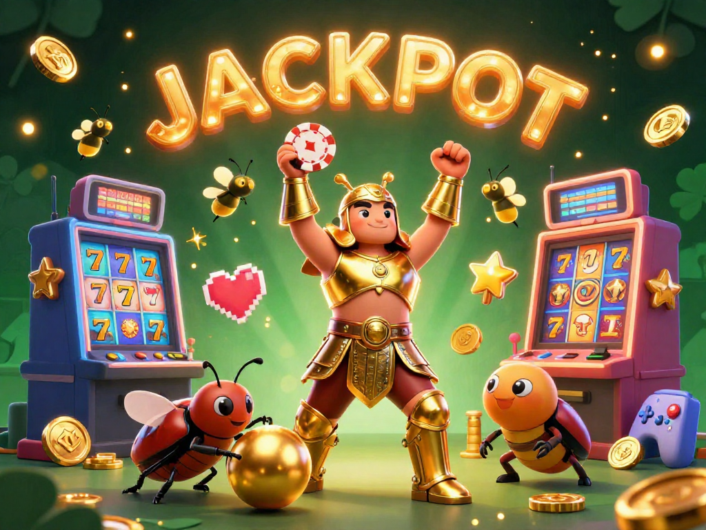Experience wildwomanunderwear's thrilling jackpot in this vibrant 3D casino illustration full of excitement.
