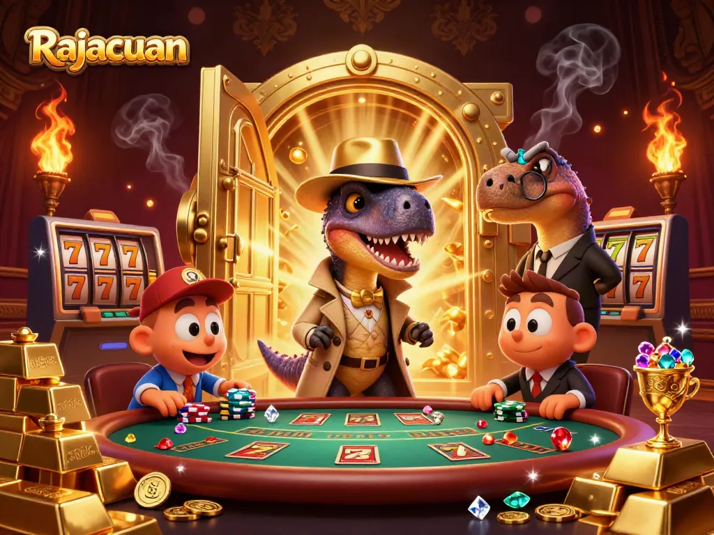 Rajacuan players enjoy strategic blackjack with dynamic characters and vibrant casino atmosphere.
