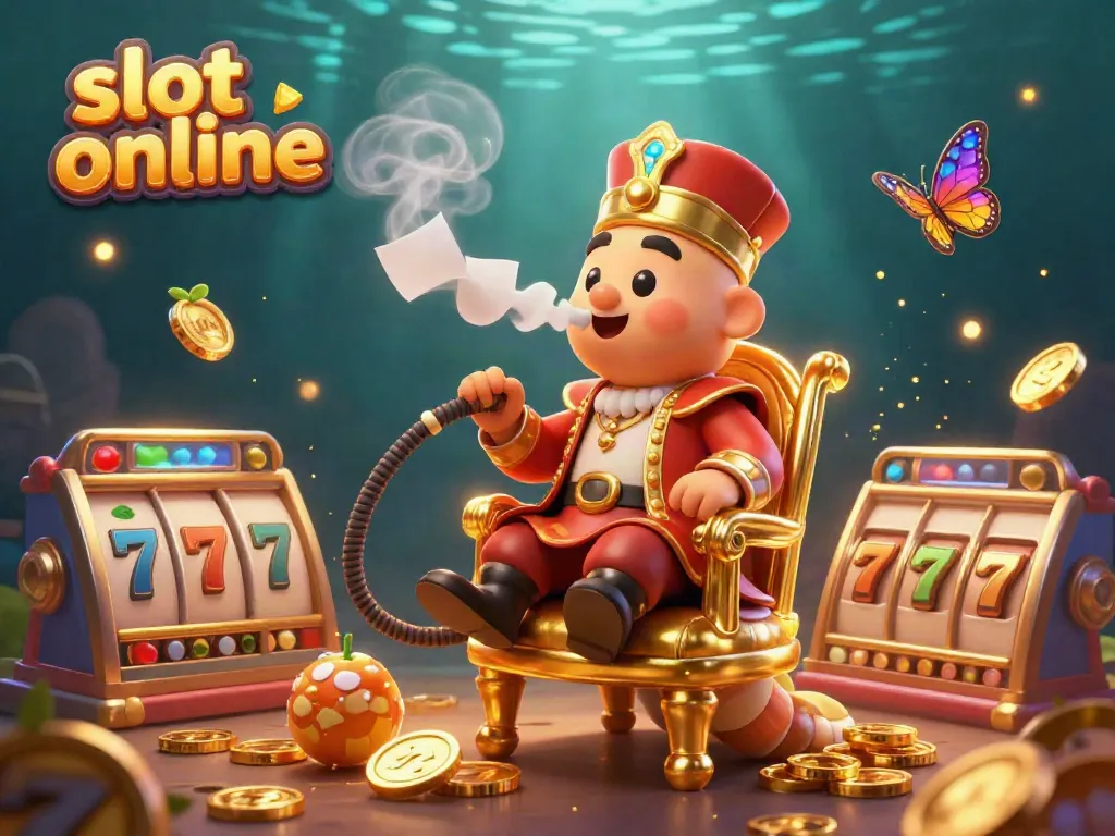Rasakan sensasi slot online dengan ilustrasi 3D menakjubkan, diisi simbol mesin slot dan momen kemenangan.