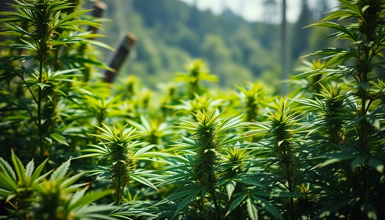 Club Cannabis Costa Brava showcases rich cannabis plants thriving in a serene Costa Brava landscape.