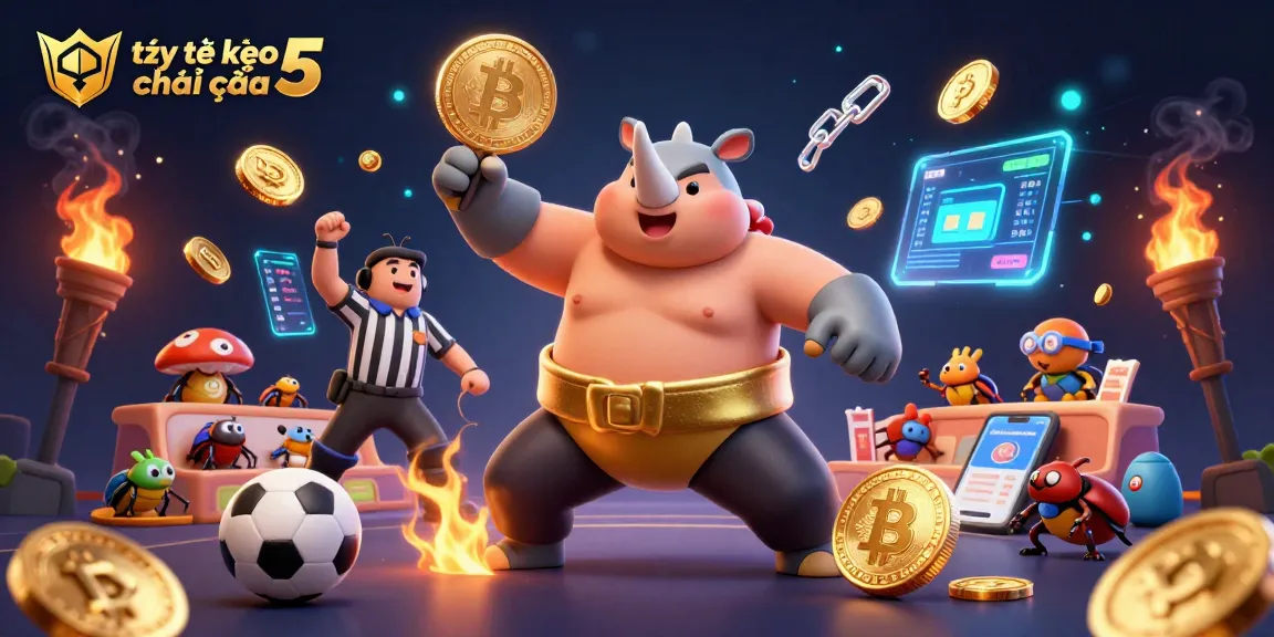 Experience the thrill of tỷ lệ kèo nhà cái 5 with vibrant sports betting elements in action
