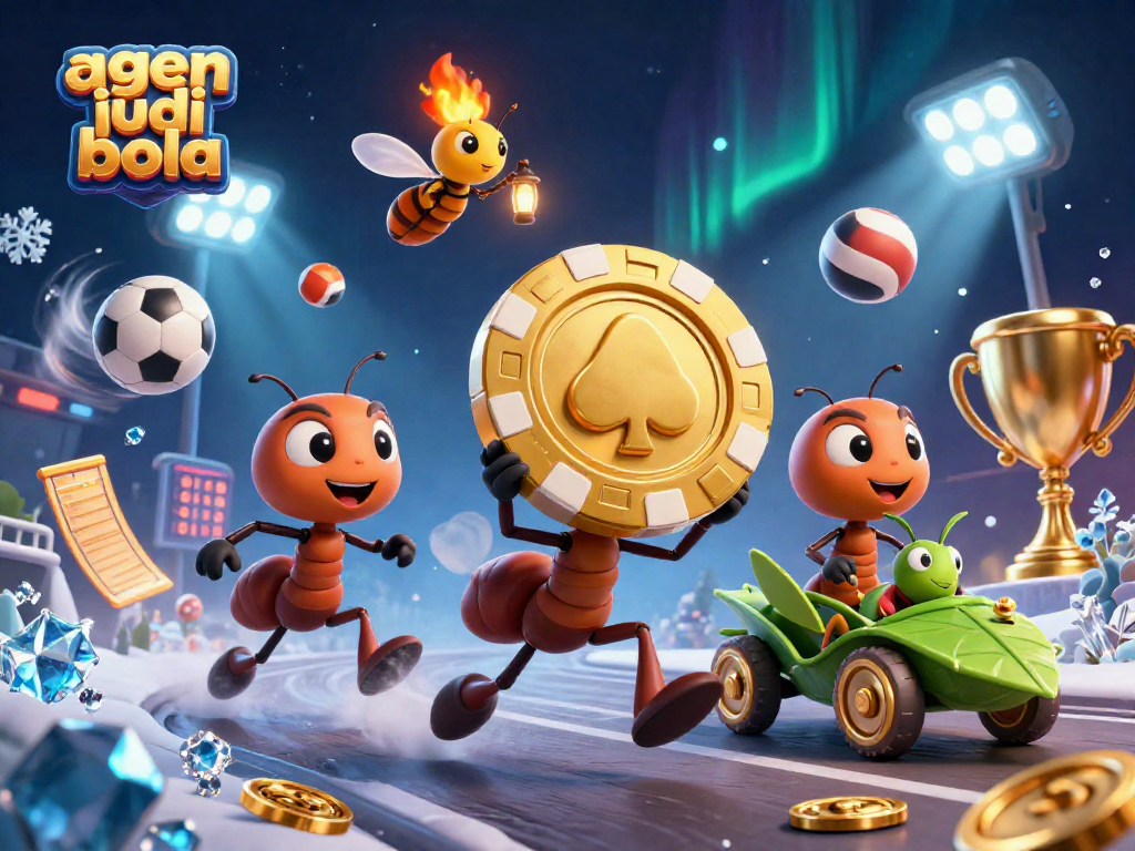 Experience thrilling sports betting adventures at agen judi bola with a fun 3D cartoon heist.