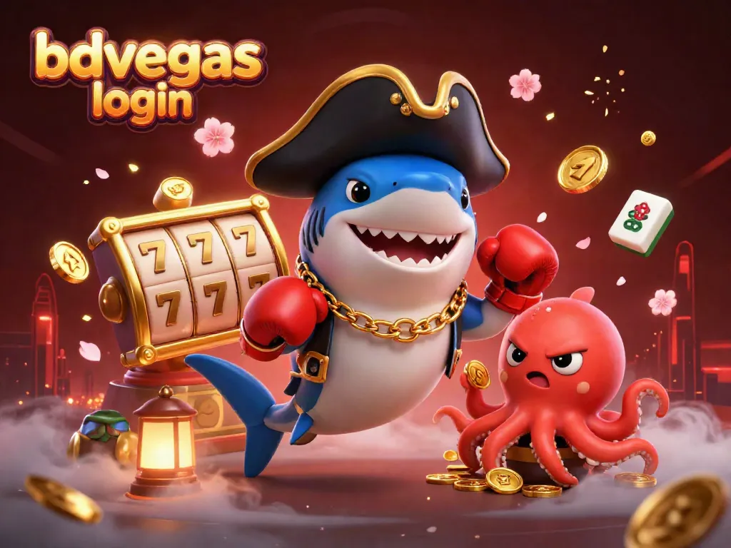 Engage with the bdvegas login scene showcasing vibrant characters and casino elements for a thrilling gambling experience.