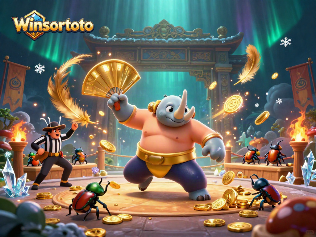 Menangkan permainan dengan winsortoto sambil menyaksikan kejuaraan bertarung serangga di arena 3D.