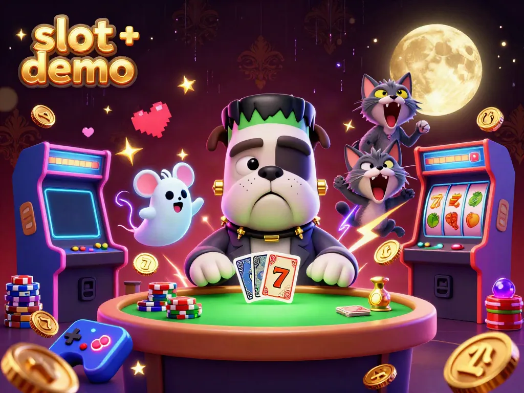 Play a thrilling slot demo with 3D cartoon characters and vibrant gaming elements.