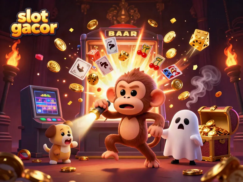 Experience thrilling slot gacor action in this lively haunted casino scene.
