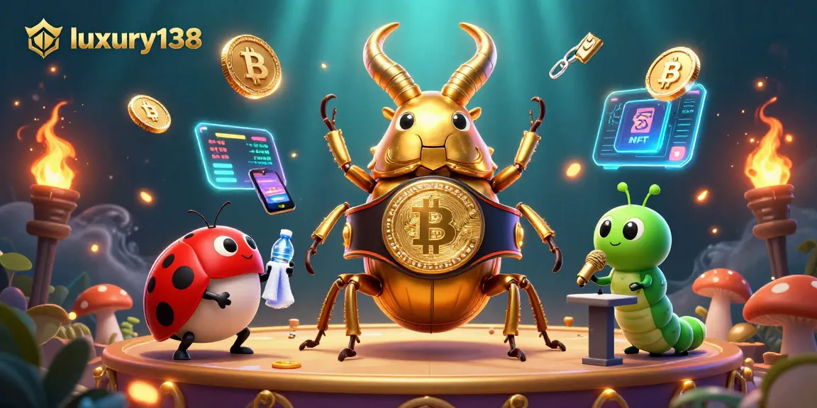 luxury138 menyajikan ilustrasi kasino digital 3D dengan karakter unik yang menggambarkan pengalaman bermain yang seru