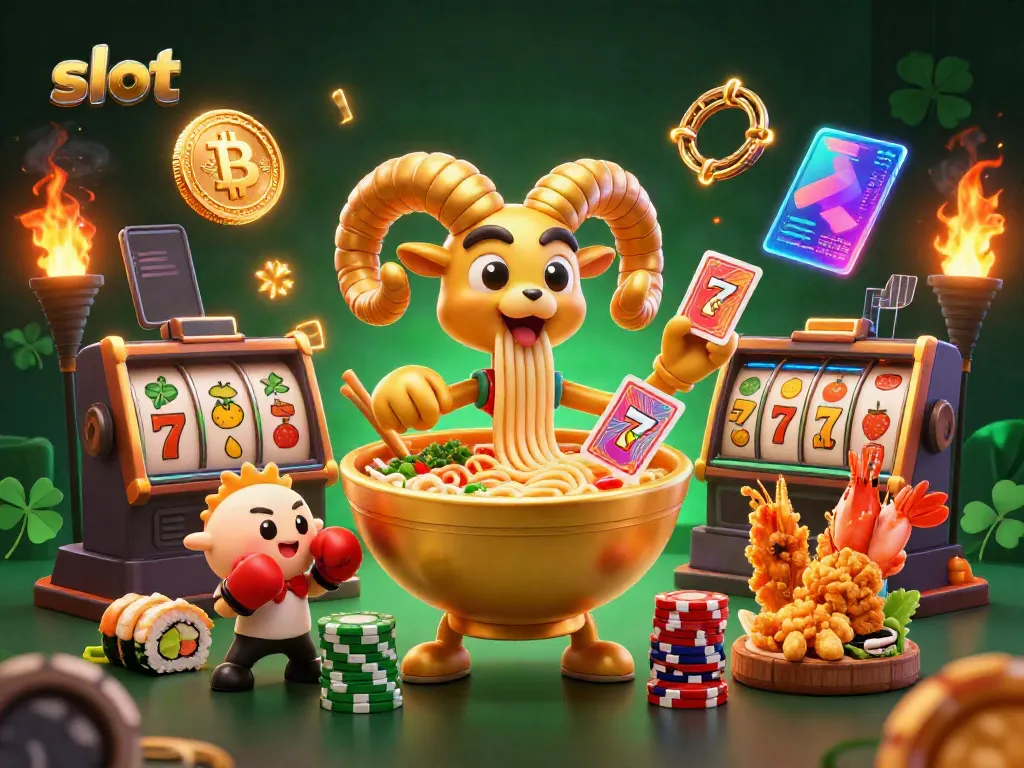 Slot yang menyenangkan dengan karakter lucu dan elemen kasino yang ramai.