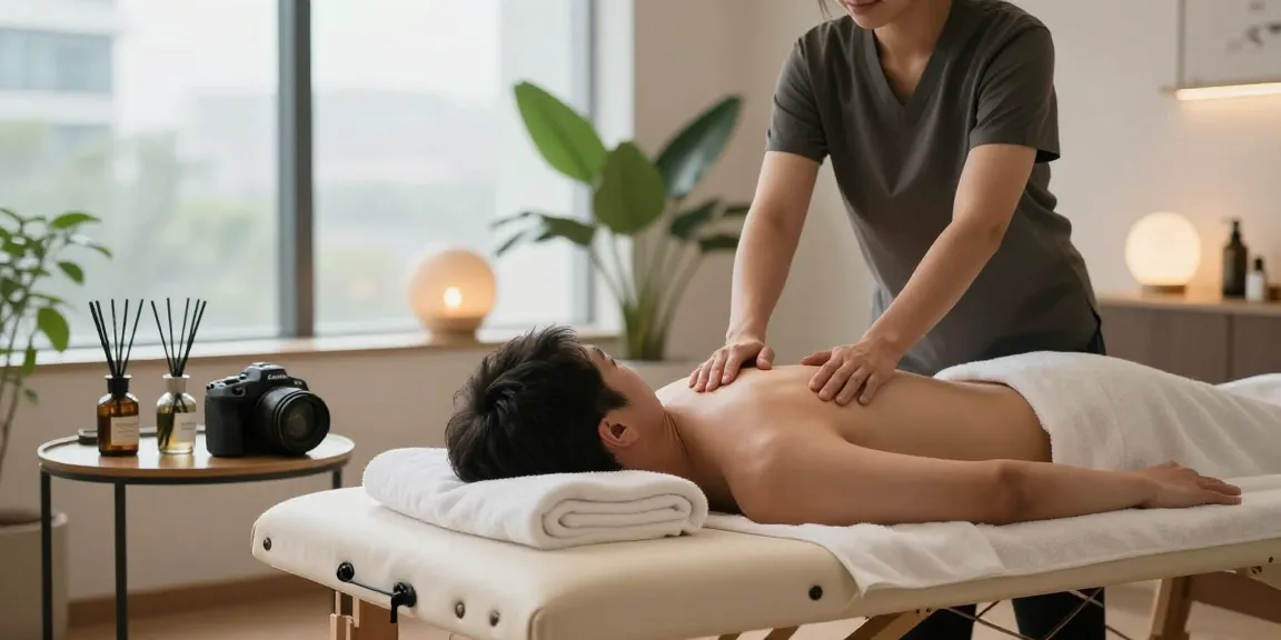 천안오피에서의 평화로운 마사지를 통한 힐링 경험