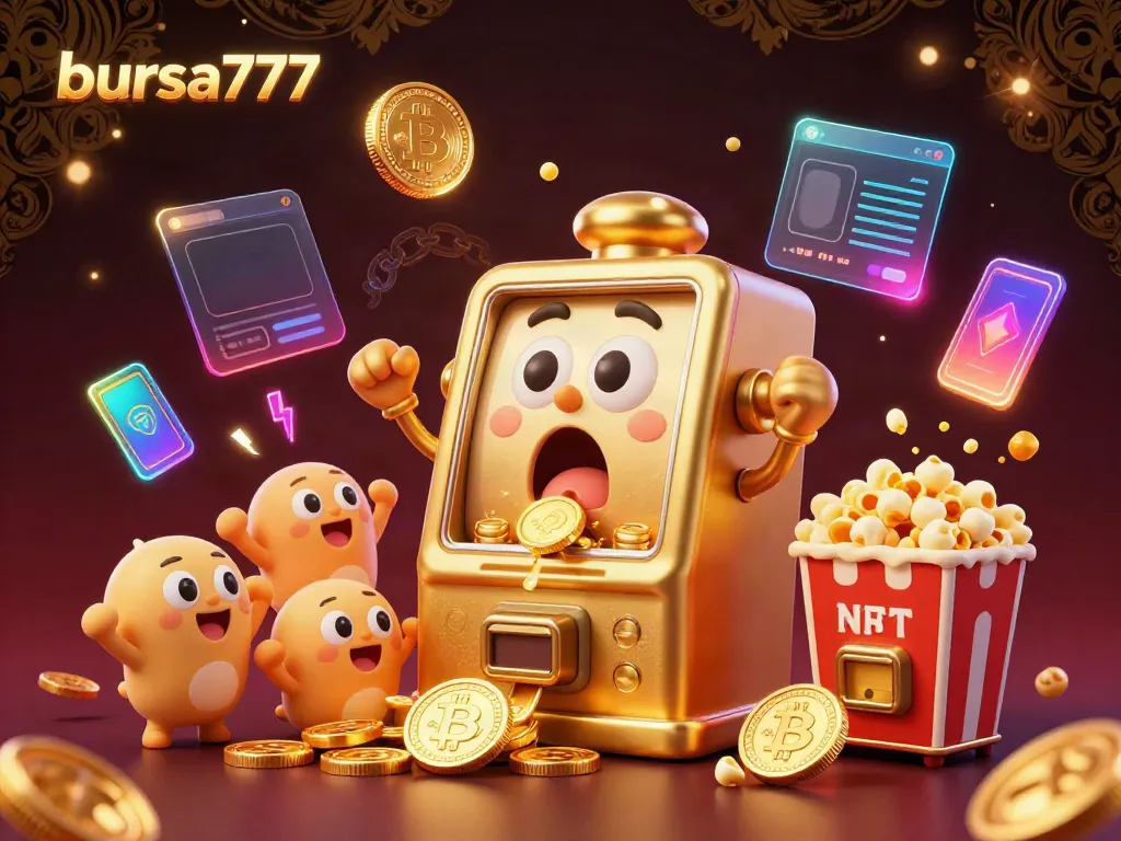 Bergerak cepat di bursa777, mesin slot emas mendapatkan jackpot dengan koin berkilau yang meluncur.