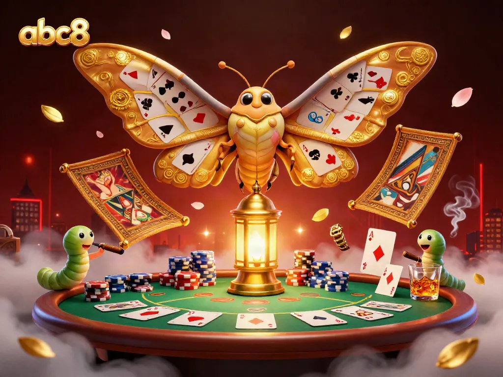 Experience exhilarating online gaming with abc8, featuring a vibrant 3D casino scene.
