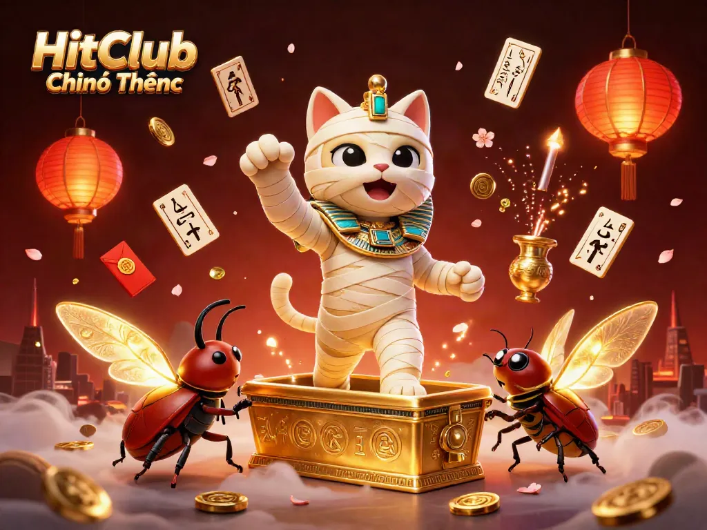 Play unique games at HitClub Chính Thức, showcasing dynamic Egyptian-themed casino adventures.
