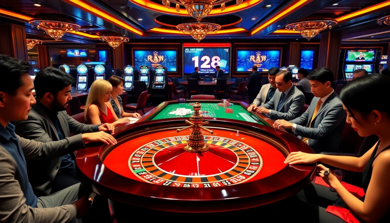 Experience the excitement of placing bets using the latest link vao 12bet in a vibrant casino setting.