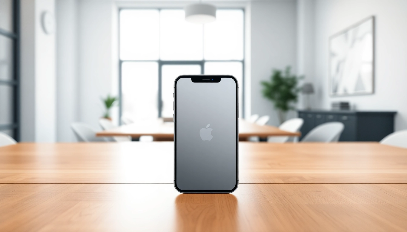 Vea el iPhone 15 Pro precio en un entorno profesional con luz natural.