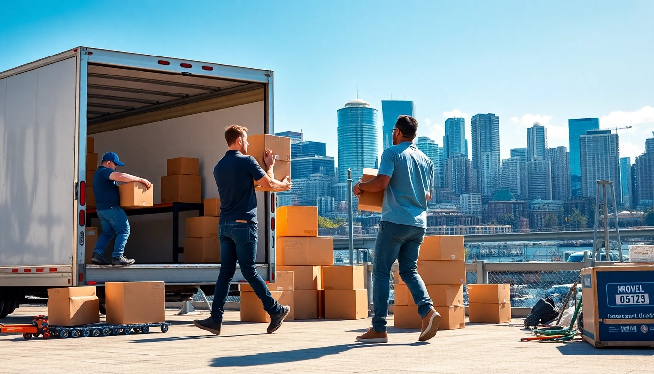Efficient movers showcasing their skills in Vancouver, the best movers in Vancouver.