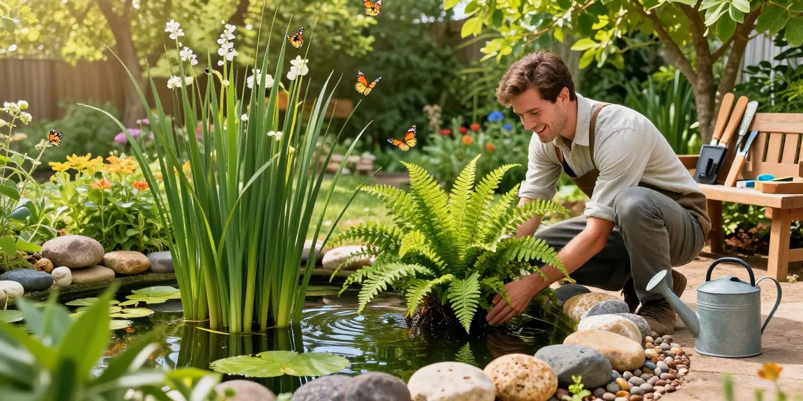 Buy Marginal Pond Plants for a vibrant garden pond filled with lush flowers and wildlife.