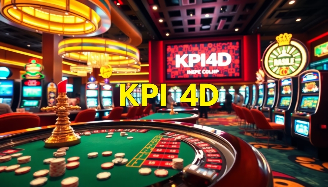KPI4D player excitement at a luxury casino with roulette and slot slots.