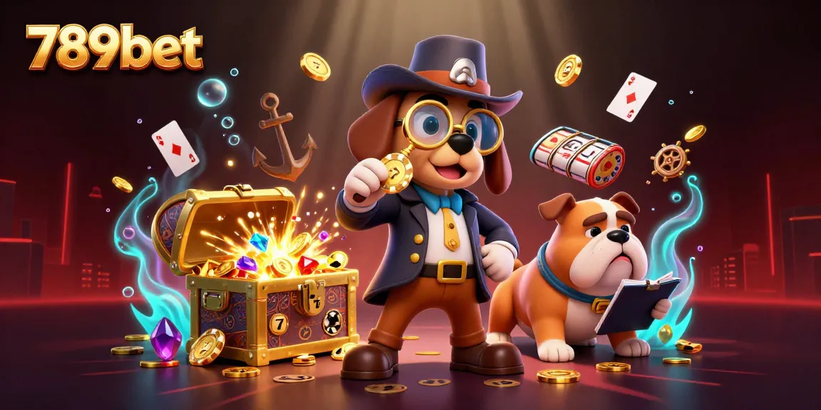 Join the adventure with 789bet as our detective duo discovers treasures in a vibrant casino atmosphere.