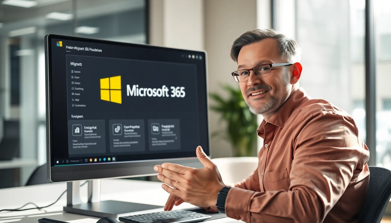 Learn how to migrate to Microsoft 365 securely with expert guidance in an office environment.