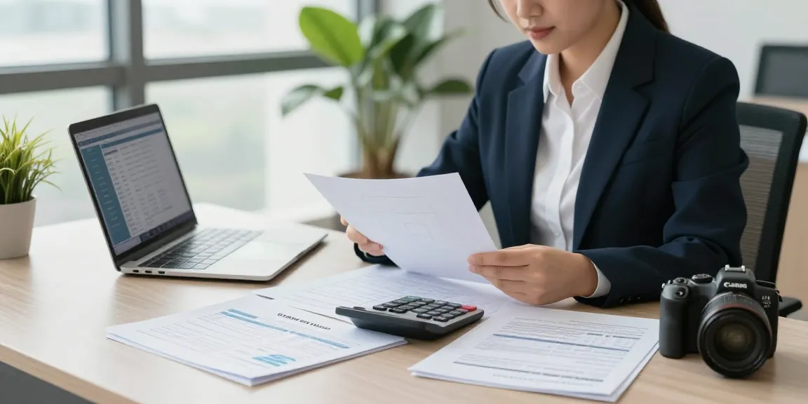 Payday Loans Co Canada financial consultation with documents and a laptop.