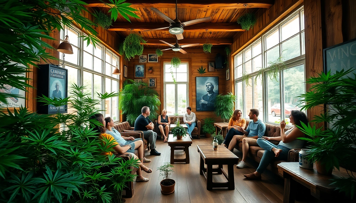 Cannabis Club Lloret De Mar member enjoying a relaxed atmosphere in a vibrant setting
