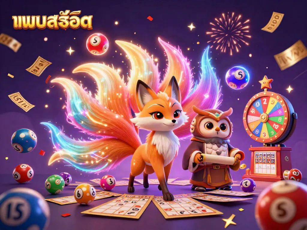 Engage with แบบสล็อต as a vibrant 3D illustration showcases lively gambling elements, enhancing the excitement of gameplay.