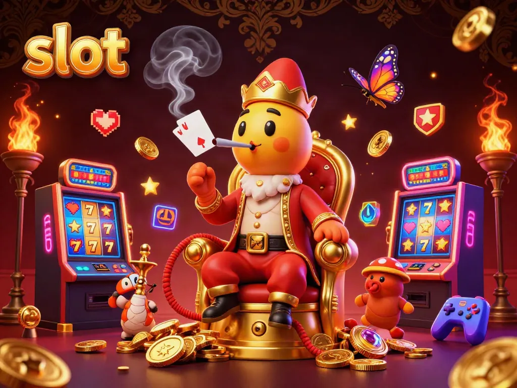 Engage with top slot games through immersive journey in a vibrant casino world.