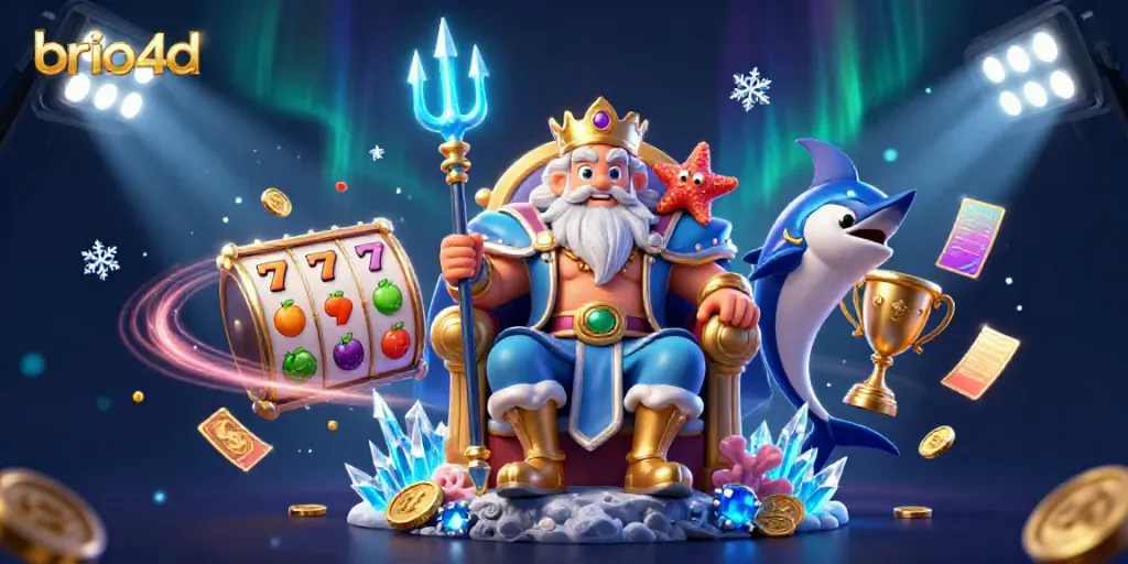 Engage in exciting spins at brio4d with vibrant slot reels, lucky symbols, and dynamic characters.