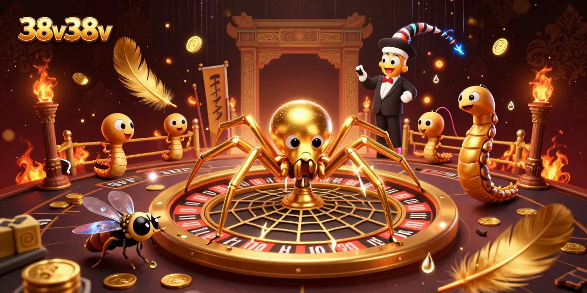 Experience exhilarating action at 38v38v with a golden roulette wheel and immersive atmosphere.