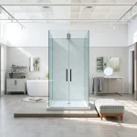 Sonni sanitär GmbH bietet moderne Badezimmerangebote in stilvollem Showroom-Design an.