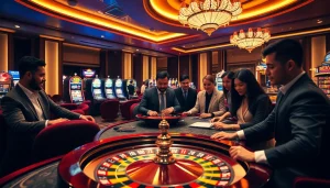 Engaging in high-stakes gameplay at a luxurious casino featuring the w88 link interface.