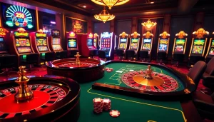 Experience the thrill of online gaming at https://uu88.blog/ with vibrant casino visuals, cards, and chips.