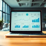 Visual representation of competitor pricing analysis featuring charts and data.