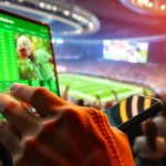 Explore dynamic online sportsbooks Oklahoma with excited bettors engaging on digital platforms.