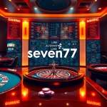 Experience the excitement of casino games with link alternatif seven77 at vibrant tables and slot machines.