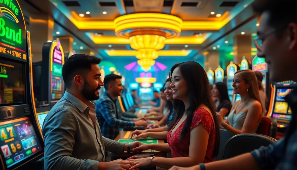 Online gaming excitement at ev88win.live with diverse players enjoying casino games.