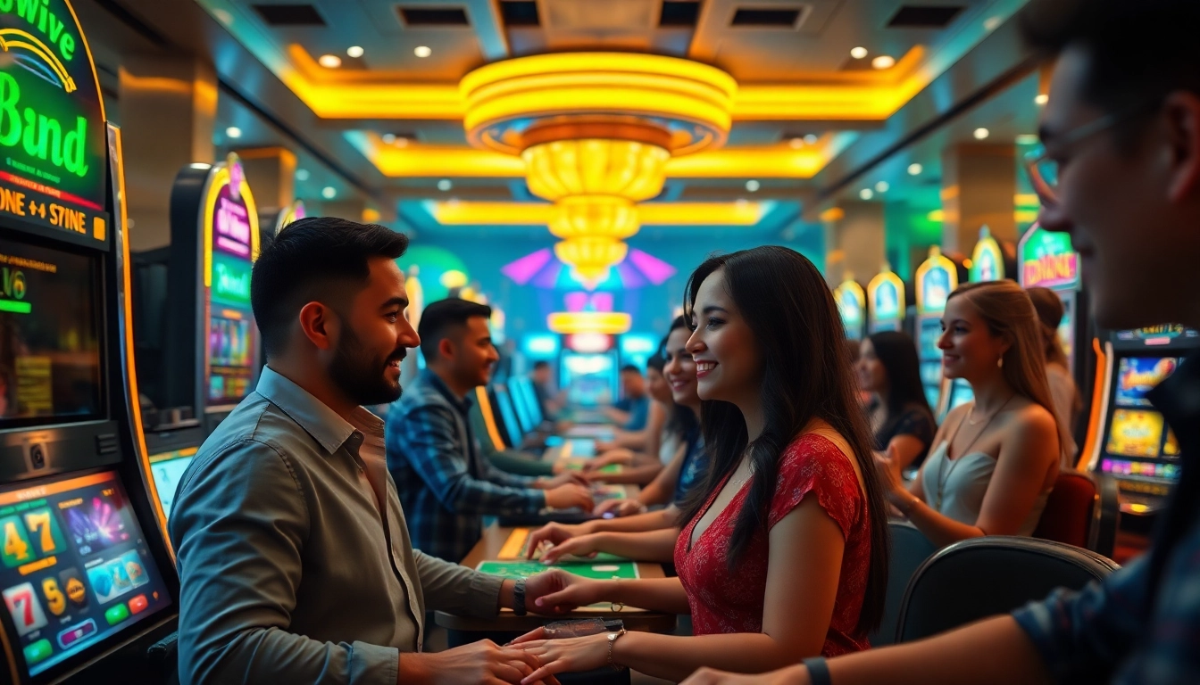 Online gaming excitement at ev88win.live with diverse players enjoying casino games.