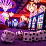 Engaging scene showcasing reddit csgo gambling sites with lively slot machines and energized players.