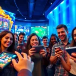 Engaged players enjoying the online betting experience at tk88win.live, showcasing a lively casino atmosphere.