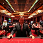Discover W88.nyc's vibrant casino atmosphere with lively players and gaming tables.