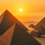 Experience the grandeur of the pyramids at https://piraminds.com/ with a breathtaking sunrise view.