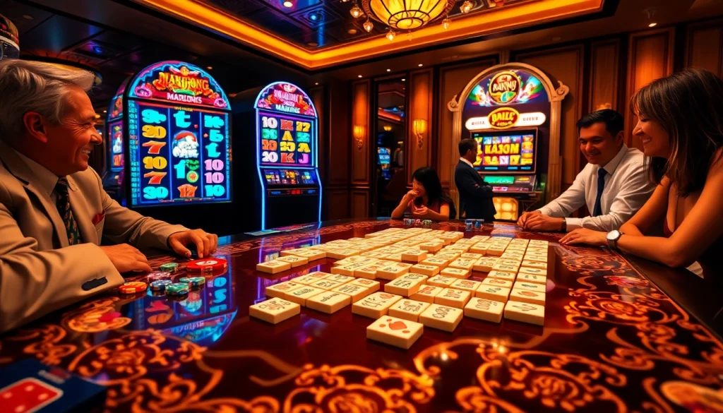 Terlibatlah dengan sorotan slot Mahjong Ways 2 di lingkungan kasino yang penuh warna.