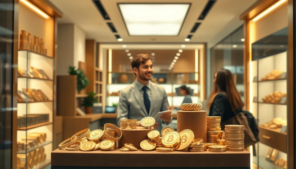 Comprare oro e argento usato con esperti in un ambiente elegante e professionale.