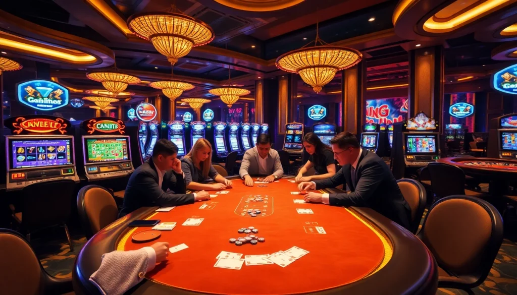 Experience the thrill of gambling at 8day.cn.com with exciting poker tables and vibrant slot machines.