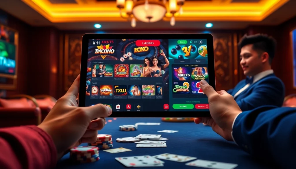 Experience the thrill of online gambling with vvvwin88.live featuring vibrant casino games and a luxurious atmosphere.