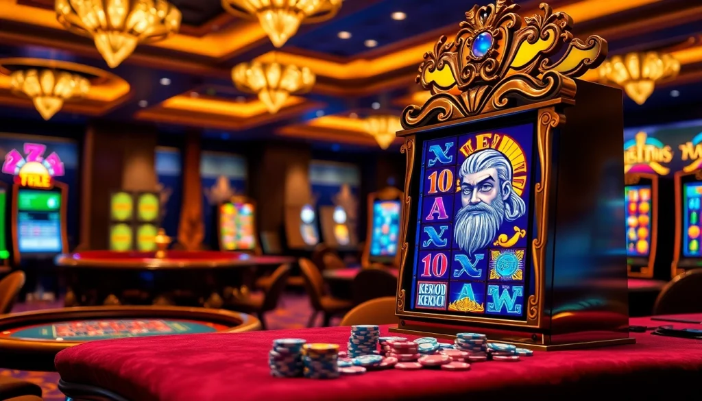 Rasakan kegembiraan Slot Zeus dengan visual memukau dari permainan kasino yang penuh warna.