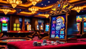 Rasakan kegembiraan Slot Zeus dengan visual memukau dari permainan kasino yang penuh warna.