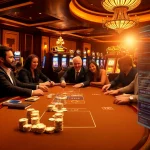 Experience thrilling poker action at mb66.nyc with vibrant casino atmosphere and luxurious decor.